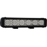 9" XMITTER LOW PROFILE PRIME BLACK SIX 3-WATT LED'S 40 DEGREE WIDE BEAM